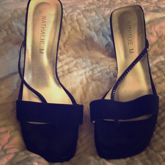 David for Nathalie M Shoes - EUC Vintage David for Nathalie Heels made in Spain